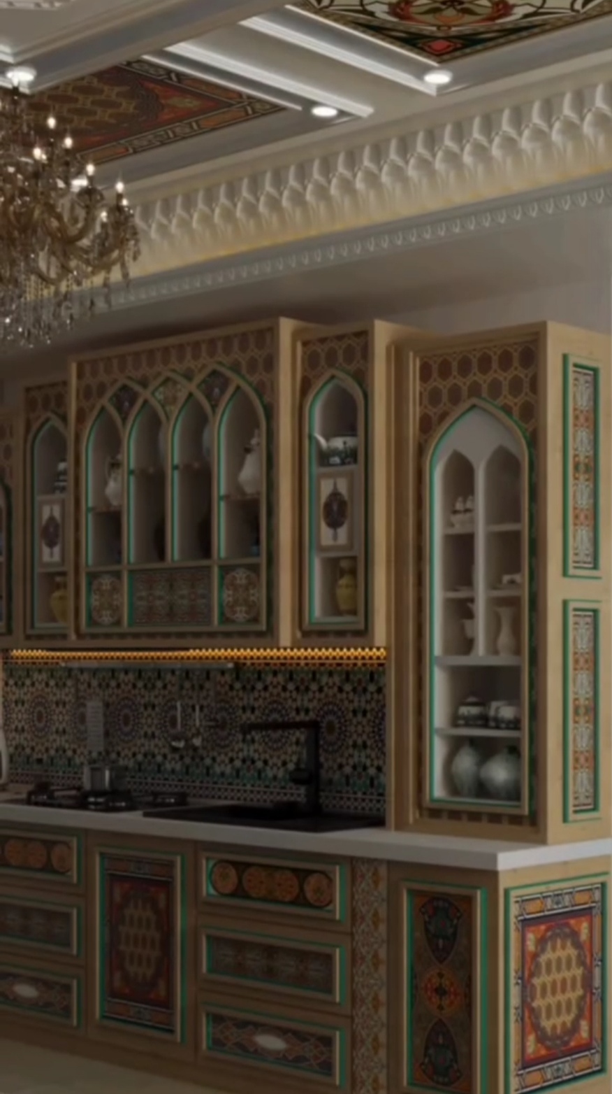 طرح اولیه کابینت سنتی - تصویر 1